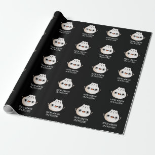 Papier Cadeau Vous êtes Wonton In A Million Dimsum Pun Dark BG