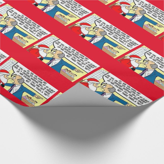 Papier Cadeau Vous L'Avez Appelée Ho Ho Ho (Coin)