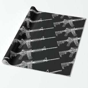 Papier Cadeau Vraie image de rayon X de HD de vrai AR-15 !