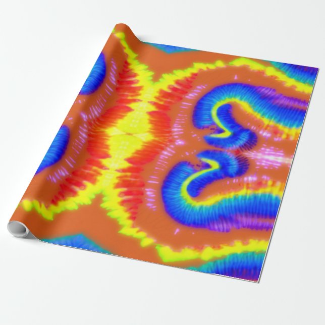 Papier Cadeau W2 : Desighn. - Dye-Cravate (Q) | (Déroulé)