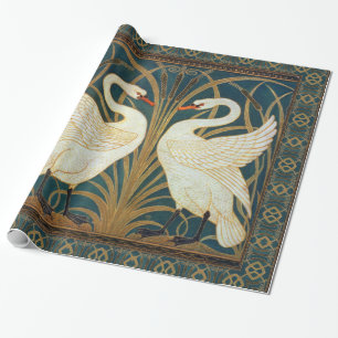 Papier Cadeau Walter Crane Swan