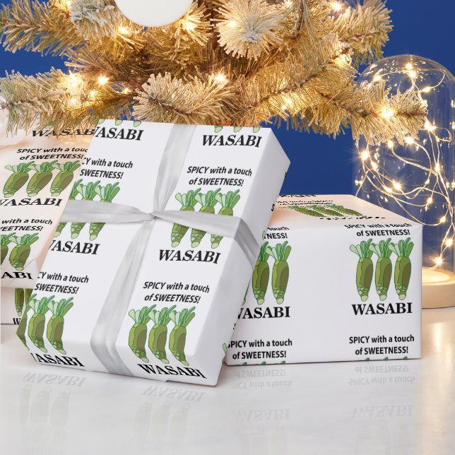 Papier Cadeau Wasabi Épicé Avec Une Touche De Douceur Wasabi (Vacances)