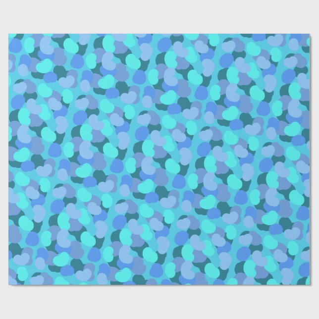 Papier Cadeau Water lights (Plat)