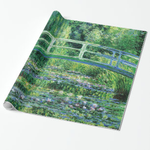 Papier Cadeau Water Lilies et le pont japonais, Claude Monet