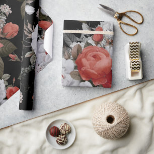 Papier Cadeau Watercolor Roses 7