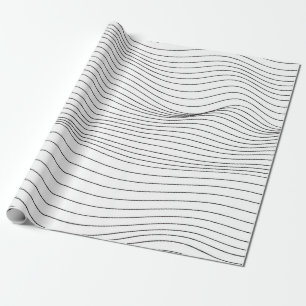 Papier Cadeau Wave Lines Motif Abstrait Arrière - plan.art, vagu