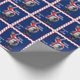 Papier Cadeau Western Rodeo Cowboy Cowgirl Mutton Busthd
