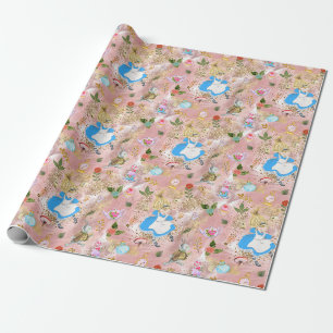 Papier Cadeau Whimsical Alice's Adventures in Wonderland Party