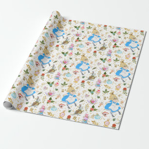 Papier Cadeau Whimsical Alice's Adventures in Wonderland Party