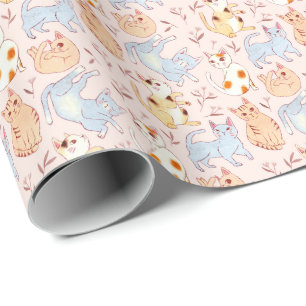 Papier Cadeau Whiskers et Blooms