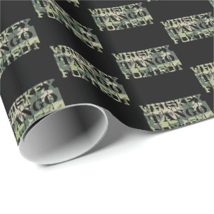 Papier Cadeau Whiskey Tango Foxtrot WTF Camouflage vert