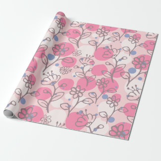 Papier Cadeau Whispers floraux : ZazzleWrapMagic Wraps exclusifs