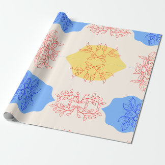 Papier Cadeau Whispers floraux : ZazzleWrapMagic Wraps exclusifs