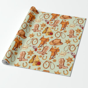 Papier Cadeau Wild West