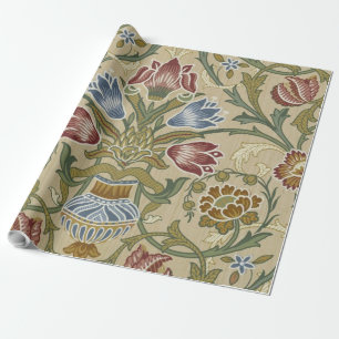 Papier Cadeau William Morris Brocade Motif de fond d'écran flora