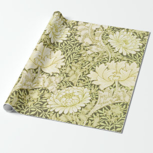 Papier Cadeau William Morris Chrysanthemum Motif floral