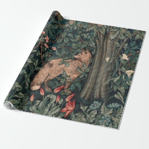 Papier Cadeau William Morris Faune sauvage Fox