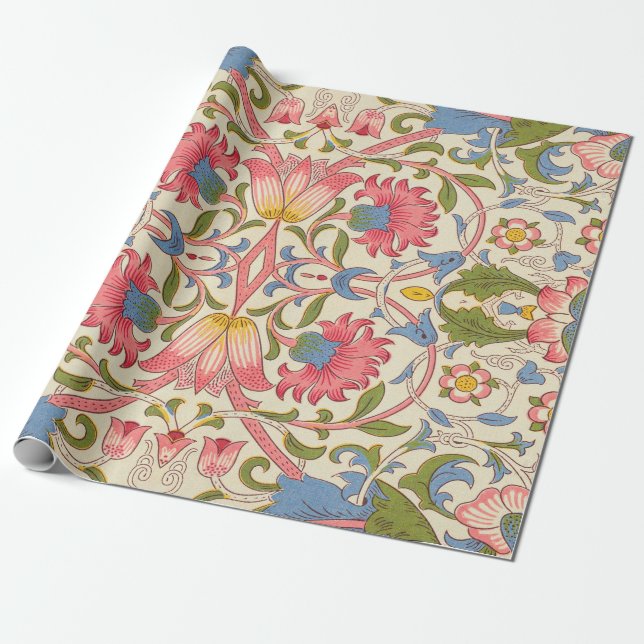 Papier Cadeau William Morris Lodden Spring Wallpaper Art (Déroulé)