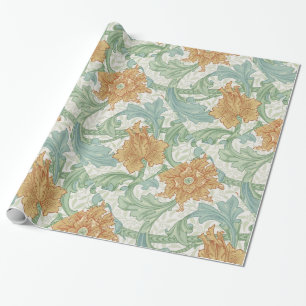 Papier Cadeau William Morris modèle floral à tige unique