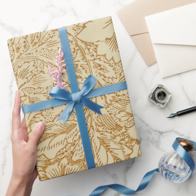 Papier Cadeau William Morris Papier peint floral Poppy (Cadeaux)