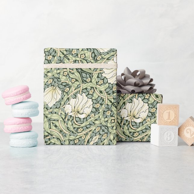 Papier Cadeau William Morris Pimpernel (Baby Shower)