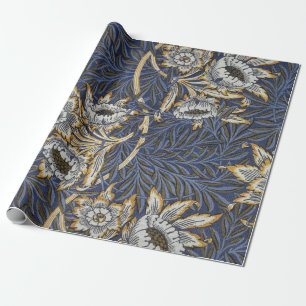 Papier Cadeau William Morris Tulip et Willow Floral