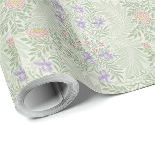 Papier Cadeau William Morris Vintage Floral Larkspur