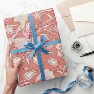 Papier Cadeau William Morris Wild Tulip Classique Conception Vic