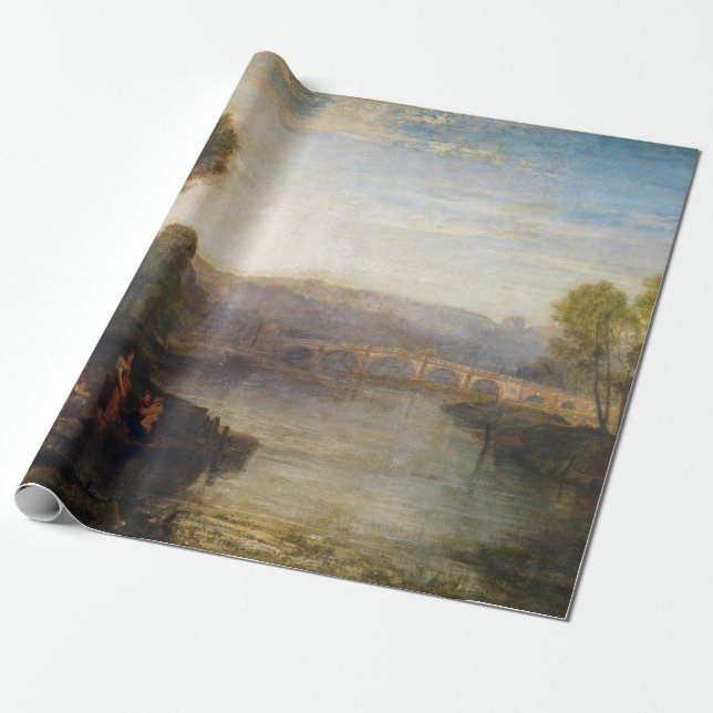 Papier Cadeau William Turner - Vue sur Richmond Hill et le pont (Déroulé)