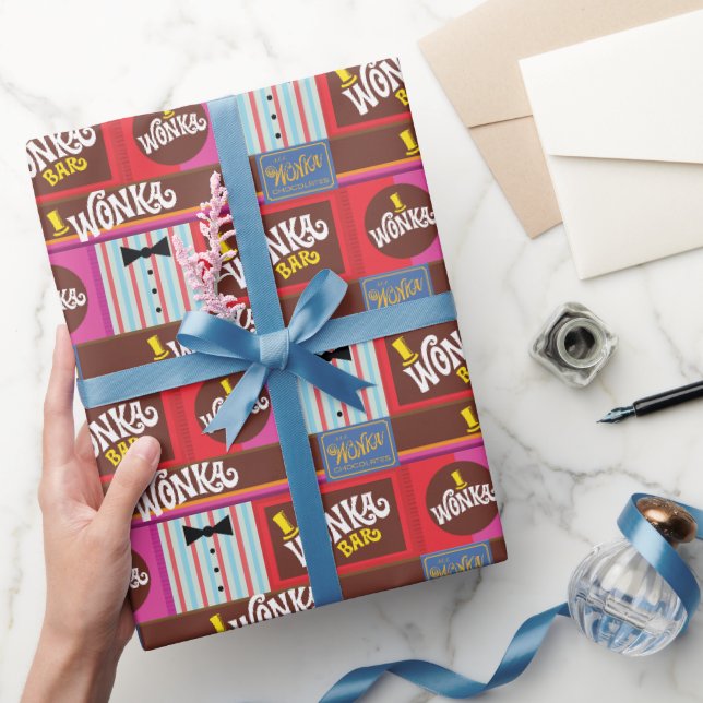 Papier Cadeau Willy Wonka Motif (Cadeaux)