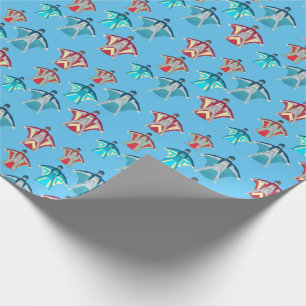 Papier Cadeau Wingsuit Skydivers