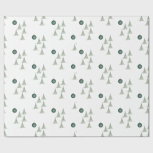 Papier Cadeau Winter Pines Gift Wrap