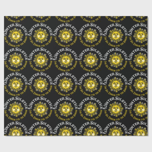 Papier Cadeau WINTER SOLSTICE: The Sol reason for the season - (Plat)