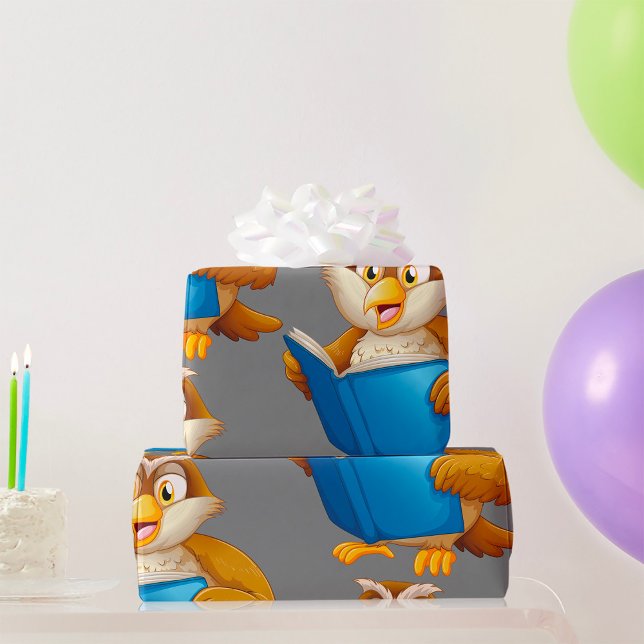 Papier Cadeau Wise Old Owl (Créateur téléchargé)