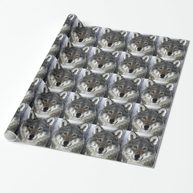 Papier Cadeau Wolf Eyes (Déroulé)