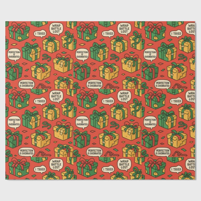 Papier Cadeau Wrapping Chaos (Plat)