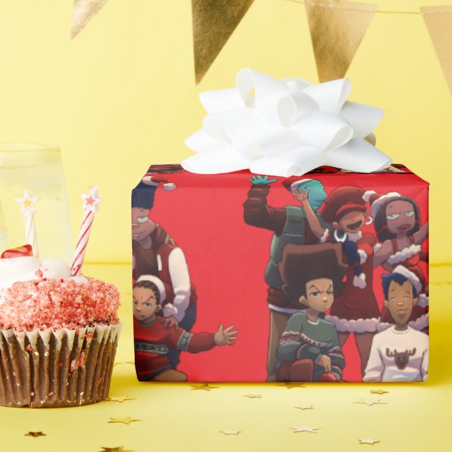 Papier Cadeau Wrapping Paper (Fête d'anniversaire)