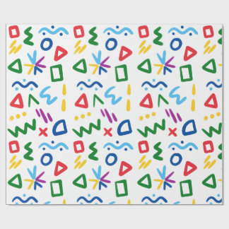 Papier Cadeau Wrapping Paper-Educational Kids Wrapping Paper