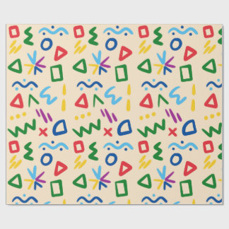 Papier Cadeau Wrapping Paper-Educational Kids Wrapping Paper