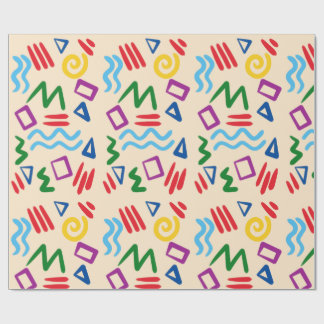 Papier Cadeau Wrapping Paper-Educational Kids Wrapping Paper