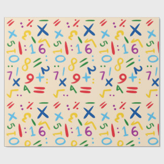 Papier Cadeau Wrapping Paper-Educational Kids Wrapping Paper