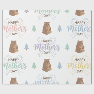 Papier Cadeau Wrapping Paper-Mother's Day wrapping paper,