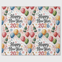 Wrapping Paper-New Year 2026