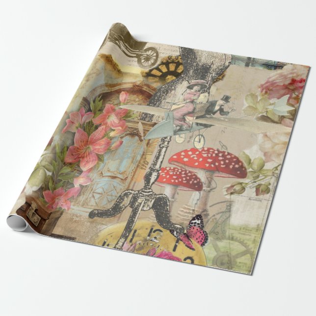 Papier Cadeau wrapppaper whimsisisi (Déroulé)