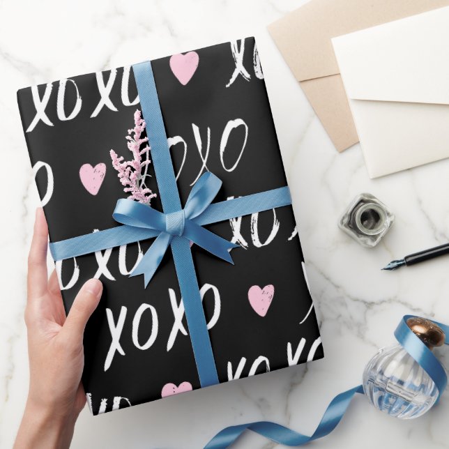 Papier Cadeau XOXO Embauches et baisers (Cadeaux)