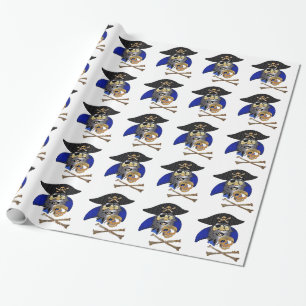 Papier Cadeau Ye Vieux Capitaine Pirate