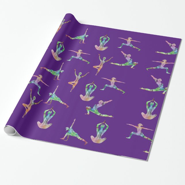 Papier Cadeau Yoga Joy (Déroulé)