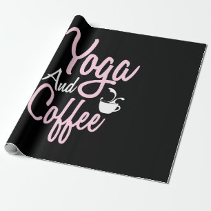 Papier Cadeau Yoga Lover Yoga Et Café