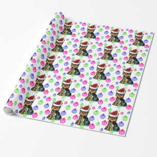 PAPIER CADEAU YORKSHIRE TERRIER