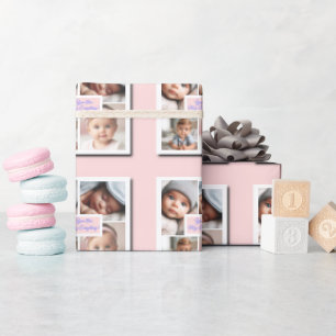 Papier Cadeau You Are My Everything Photo Collage on Pink